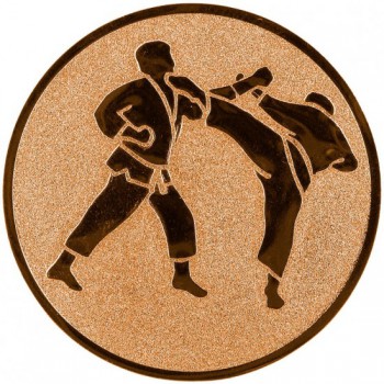 Poháry.com® Emblém karate bronz 25 mm