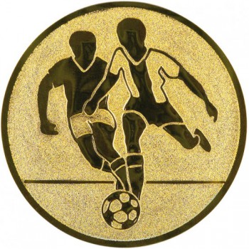 Poháry.com® Emblém fotbalista zlato 50 mm