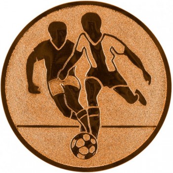 Poháry.com® Emblém fotbal bronz 25 mm