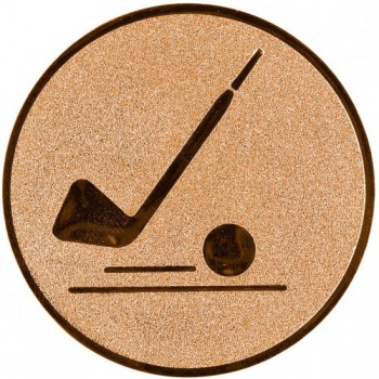 Poháry.com® Emblém florbal bronz 25 mm