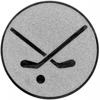 Poháry.com® Emblém hokejbal stříbro 25 mm