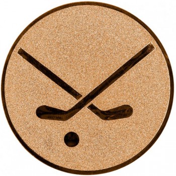 Poháry.com® Emblém hokejbal bronz 25 mm