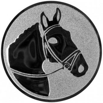 Poháry.com® Emblém kůň stříbro 25 mm