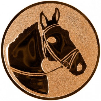 Poháry.com® Emblém kůň bronz 25 mm