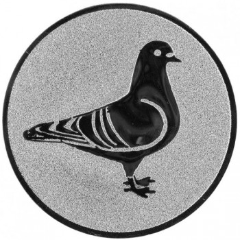 Poháry.com® Emblém holub stříbro 25 mm