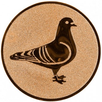 Poháry.com® Emblém holub bronz 25 mm