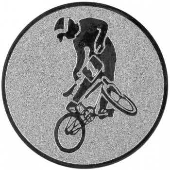 Poháry.com® Emblém cyklotriál stříbro 25 mm