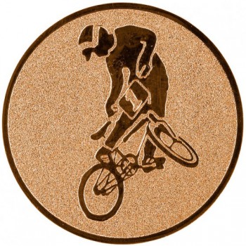 Poháry.com® Emblém cyklotriál bronz 25 mm