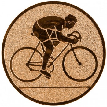 Poháry.com® Emblém cyklistika bronz 50 mm