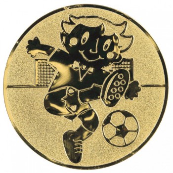 Poháry.com® Emblém fotbal děti zlato 50 mm