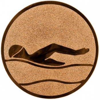 Poháry.com® Emblém plavání bronz 25 mm