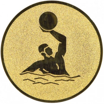 Poháry.com® Emblém vodní pólo zlato 25 mm