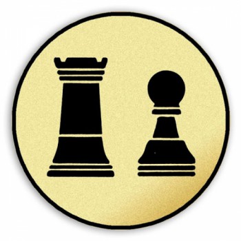 Poháry.com® Emblém tištěný šachy 50 mm