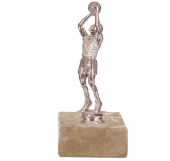 Poháry.com® Soška basketbal muž F011 stříbro