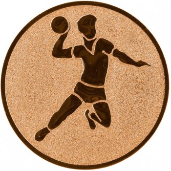Poháry.com® Emblém házená muži bronz 25 mm