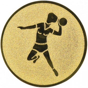 Poháry.com® Emblém házená ženy zlato 25 mm
