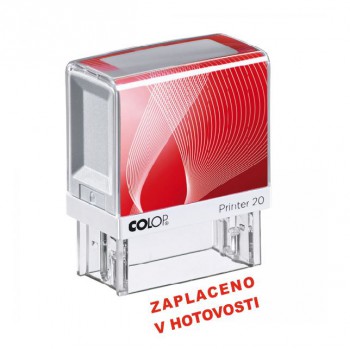 COLOP ® Razítko COLOP Printer 20/ZAPLACENO V HOTOVOSTI