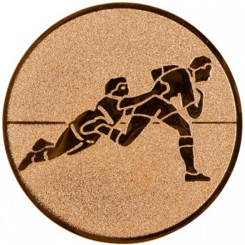 Poháry.com® Emblém rugby bronz 25 mm
