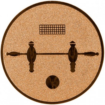 Poháry.com® Emblém stolní fotbal bronz 25 mm