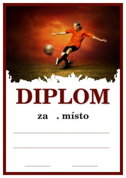 Poháry.com® Diplom fotbal D03