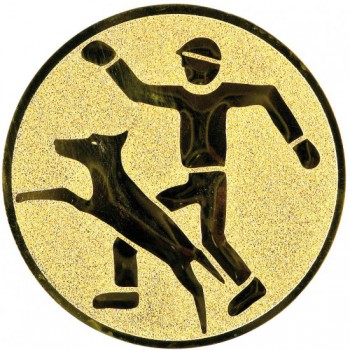 Poháry.com® Emblém frisbee agility zlato 50 mm