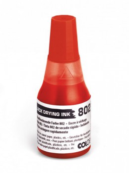 COLOP ® Razítková rychleschnoucí barva COLOP 802 červená