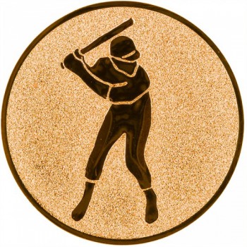 Poháry.com® Emblém baseball hráč bronz 25 mm