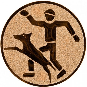 Poháry.com® Emblém frisbee agility bronz 25 mm