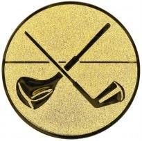 Poháry.com® Emblém golf zlato 25 mm