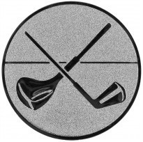 Poháry.com® Emblém golf stříbro 25 mm
