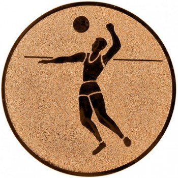 Poháry.com® Emblém beach volejbal bronz 25 mm