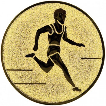 Poháry.com® Emblém běh sprint zlato 25 mm