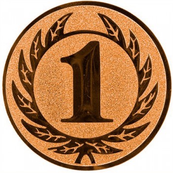Poháry.com® Emblém 1. místo bronz 25 mm