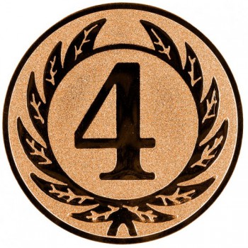 Poháry.com® Emblém 4. místo bronz 25 mm