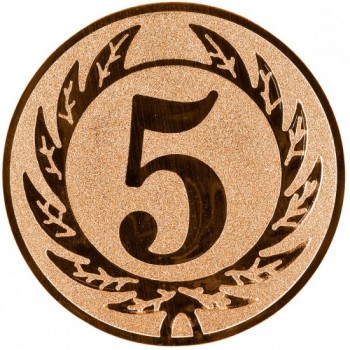 Poháry.com® Emblém 5. místo bronz 25 mm