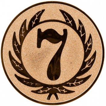 Poháry.com® Emblém 7. místo bronz 25 mm