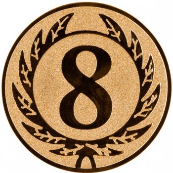 Poháry.com® Emblém 8. místo bronz 25 mm
