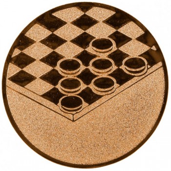 Poháry.com® Emblém dáma bronz 25 mm