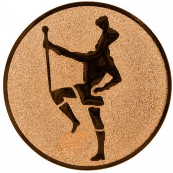 Poháry.com® Emblém mažoretky bronz 50 mm