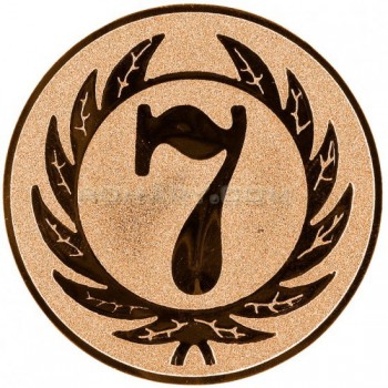 Poháry.com® Emblém 7. místo bronz 50 mm