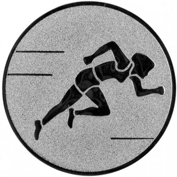 Poháry.com® Emblém sprint stříbro 50 mm