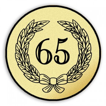 Poháry.com® Emblém tištěný Výročí 65. let 60 mm