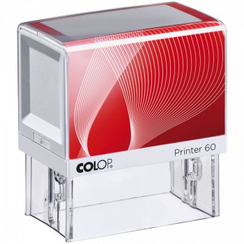 COLOP ® Razítko Colop Printer 60 červeno/bílé černý polštářek