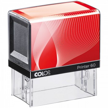 COLOP ® Razítko Colop Printer 60 červeno/černé modrý polštářek