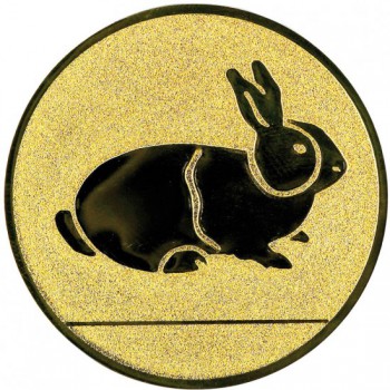 Poháry.com® Emblém králík zlato 25 mm