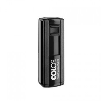 COLOP ® Razítko Colop Pocket Stamp Plus 20 black červený polštářek