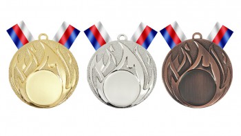 Poháry.com® Medaile sada MD49 s trikolórou