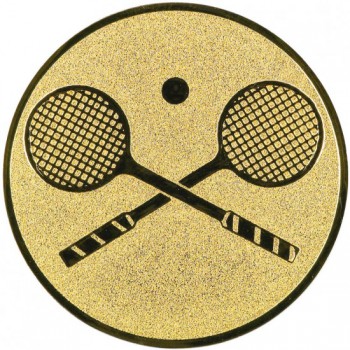 Poháry.com® Emblém squash zlato 25 mm