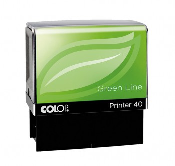 COLOP ® Razítko Printer 40 Green Line zelený polštářek