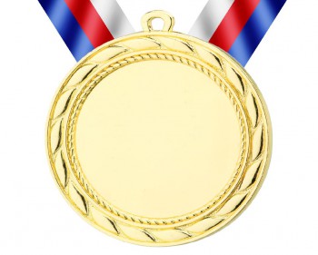 Poháry.com® Medaile MD90 zlato s trikolórou